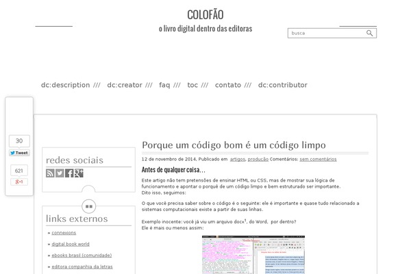 Site using Easy External Links plugin