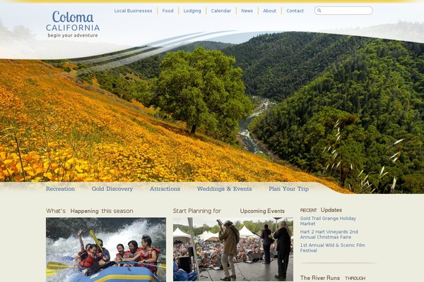 coloma theme websites examples