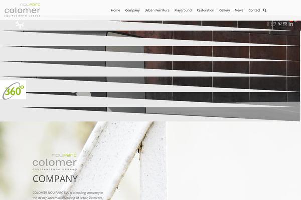 colomernouparc.com site used Adex-media