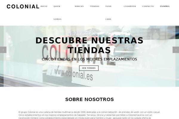 Stockholm Child theme site design template sample