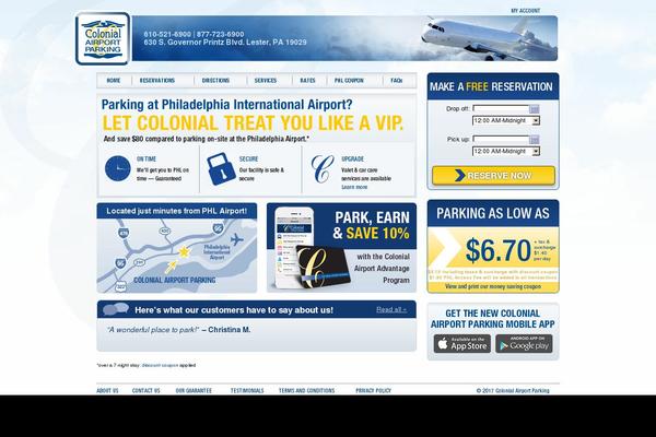 colonialairpark.com site used Colonialairportparking