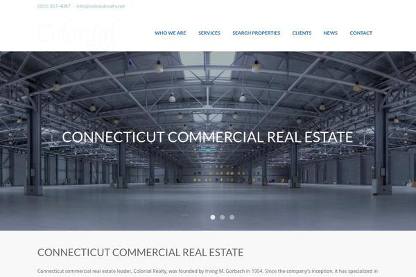 Realty theme site design template sample