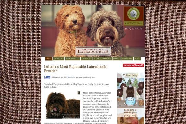 Thesis 1.8.4 theme site design template sample