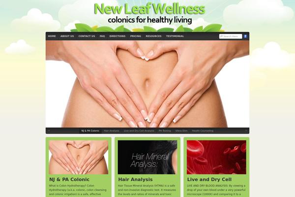 Natural theme site design template sample