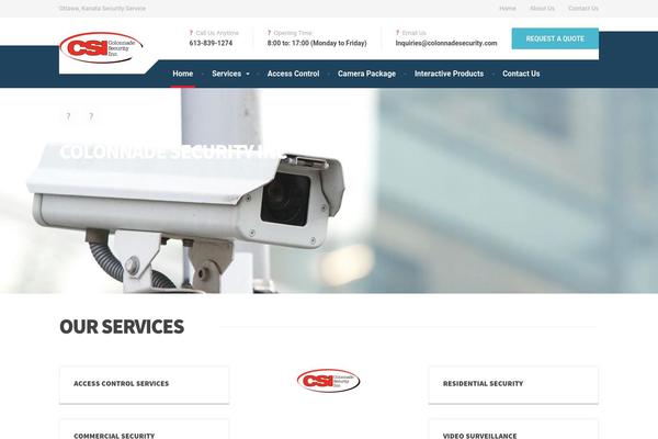 Csi theme site design template sample