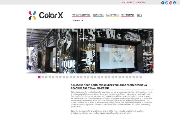 color-x.com site used Colorx