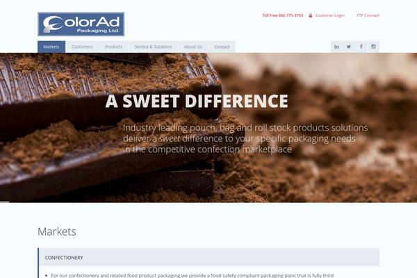 Site using Qode-quick-links plugin