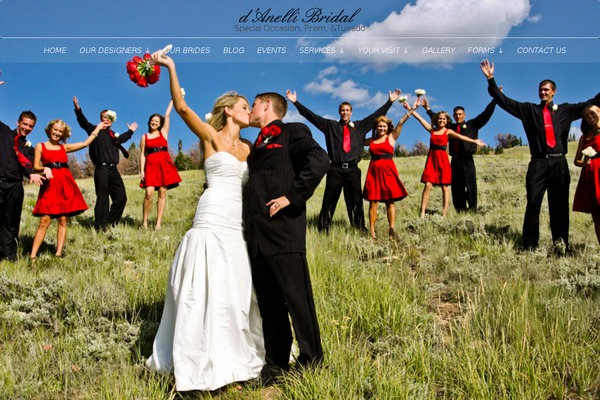 Honeymoon theme site design template sample