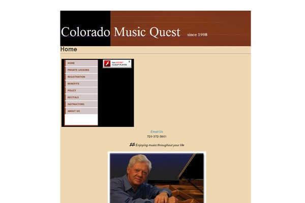 coloradomusicquest.com site used Celestial Aura