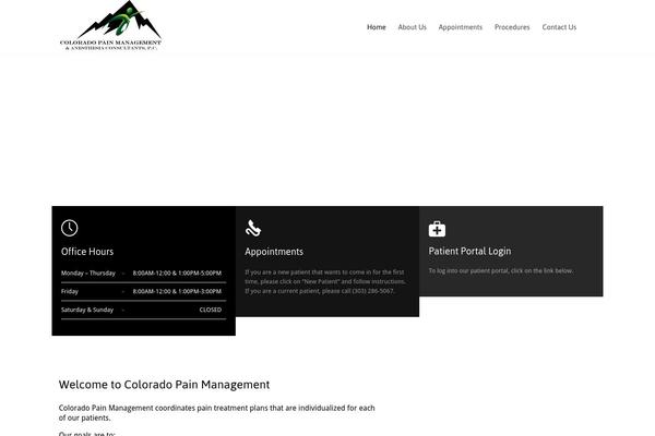 HealthCenter theme site design template sample