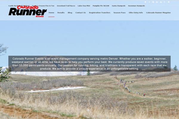The One Pager theme site design template sample