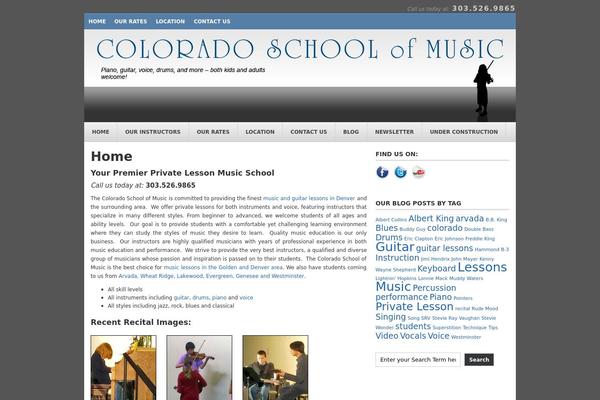 coloradoschoolofmusic.com site used WP Perfect