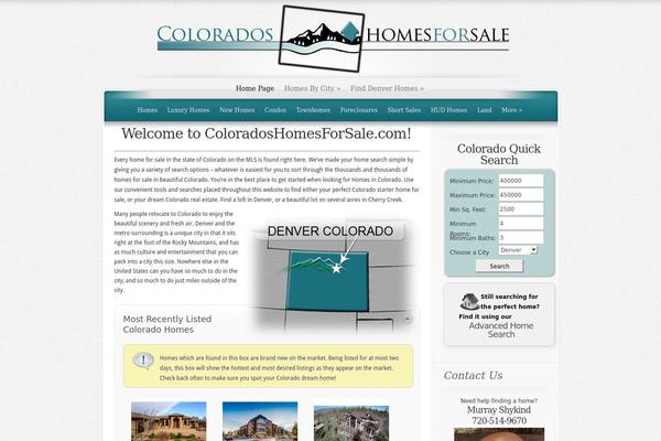 ElegantEstate theme site design template sample