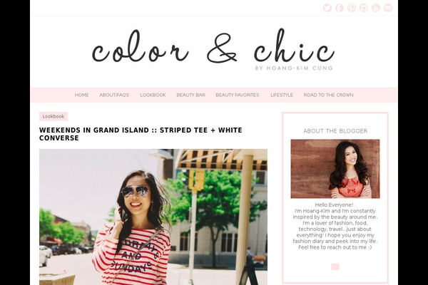 Isabelle theme site design template sample