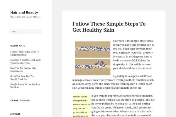 Sparkling theme site design template sample