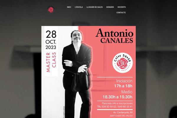colordansa.com site used Massive-dynamic