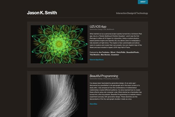 BlankSlate theme site design template sample