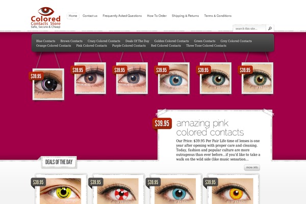 eStore theme site design template sample