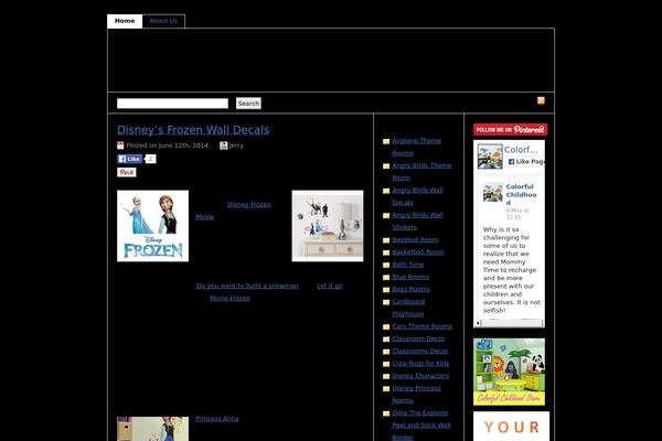 Mini theme site design template sample