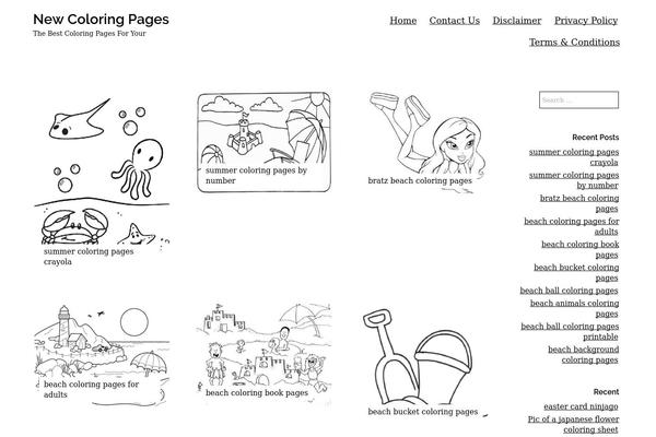 coloring-card.com site used Minimal Artist