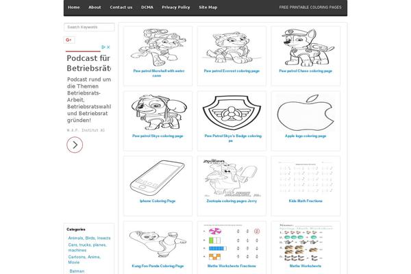 Wallpaper theme site design template sample