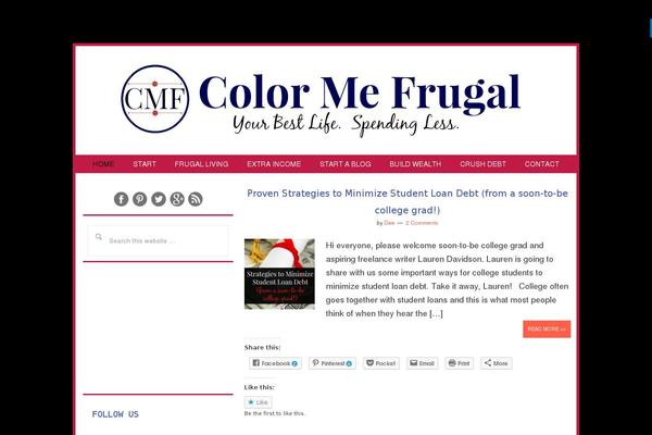 Site using Social-warfare plugin