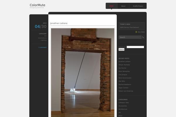 monochrome theme site design template sample