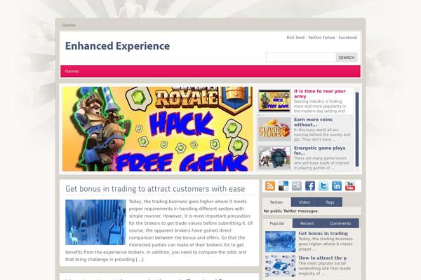 Quest theme site design template sample