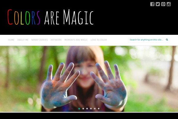 Redfolio theme site design template sample
