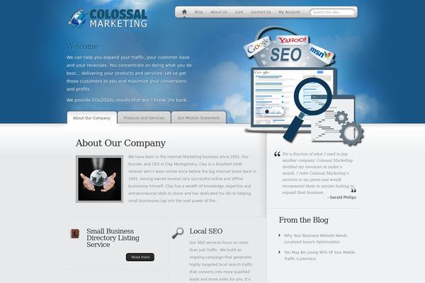 MyProduct theme site design template sample