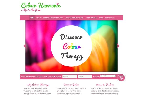 NonProfit theme site design template sample