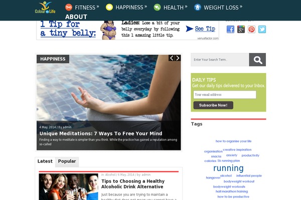 Hotnews theme site design template sample