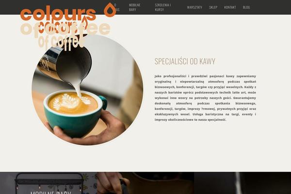 Baristawp theme site design template sample
