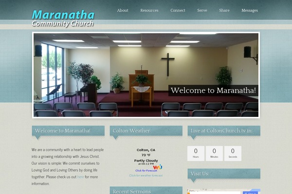 Antioch theme site design template sample