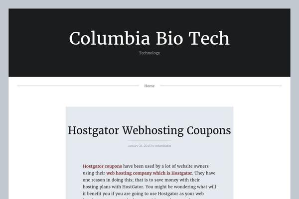 columbiabiotech.org site used Qwerty
