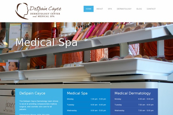 MediCenter theme site design template sample
