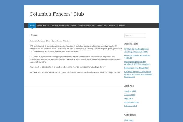 Expound theme site design template sample