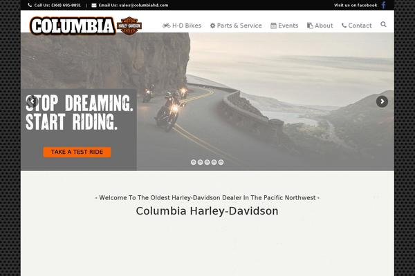Patricia theme site design template sample