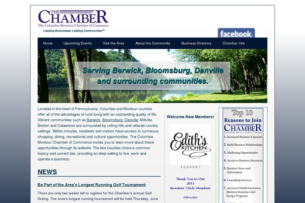 Chamber theme site design template sample