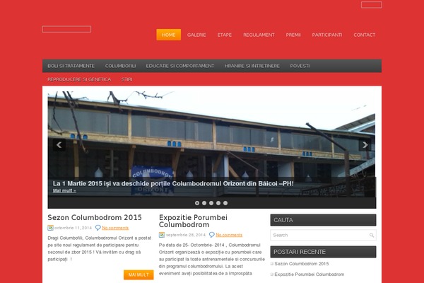 Upstream theme site design template sample