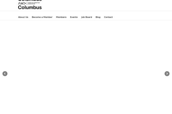 columbusama.org site used Blog Aarambha