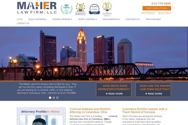 columbusdefensefirm.com site used Maherlawfirm