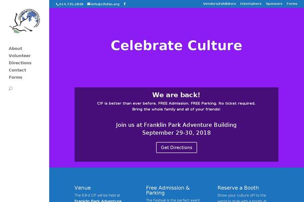 Divi Child theme site design template sample