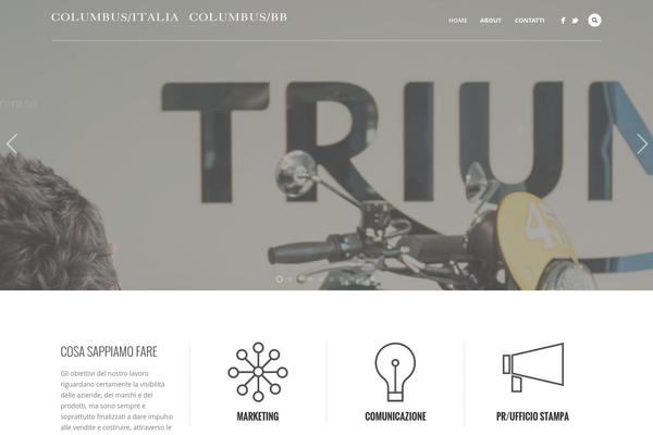 Porcelain theme site design template sample