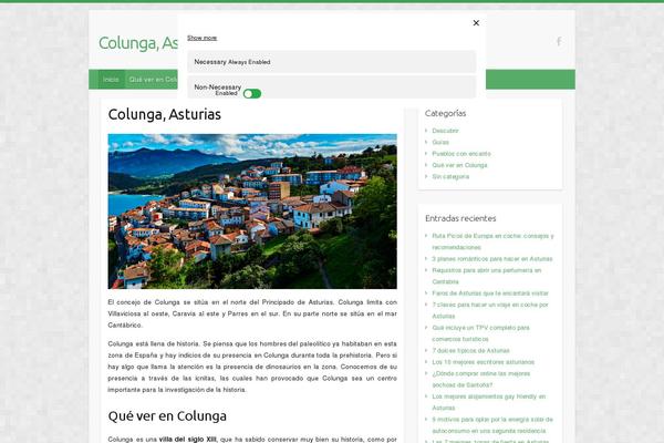 Travelify theme site design template sample