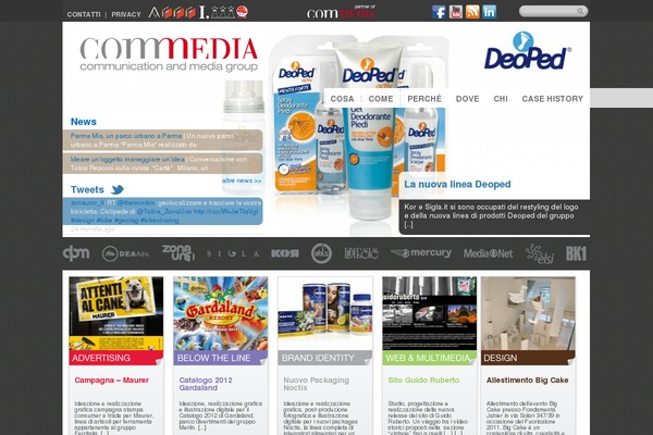 com-media.it site used Commedia