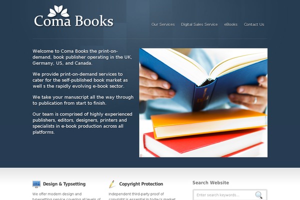 Inspire theme site design template sample