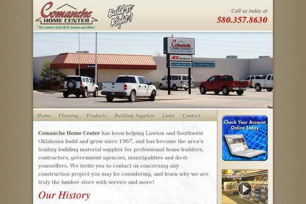 comanchehomecenter.com site used Comanche