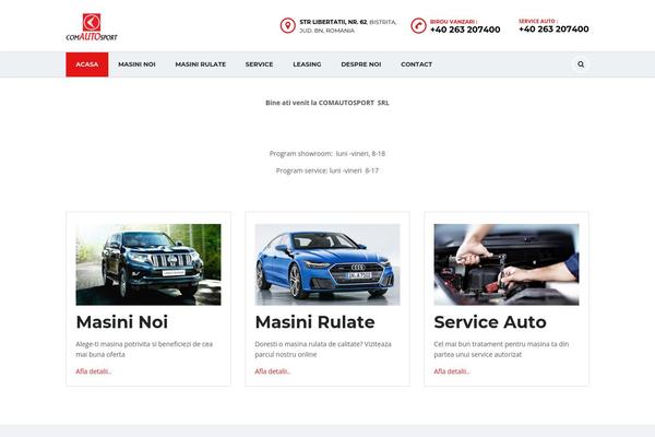 Motors theme site design template sample