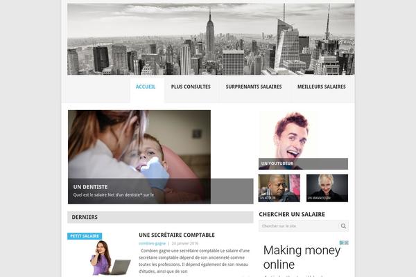 Sento theme site design template sample
